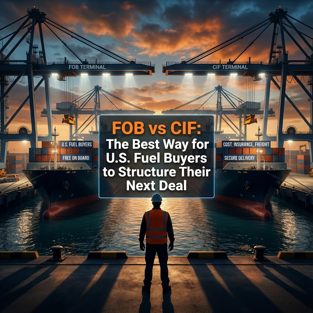 FOB vs CIF: The Best Way for U.S. Fuel Buyers to Structure Their Next Deal