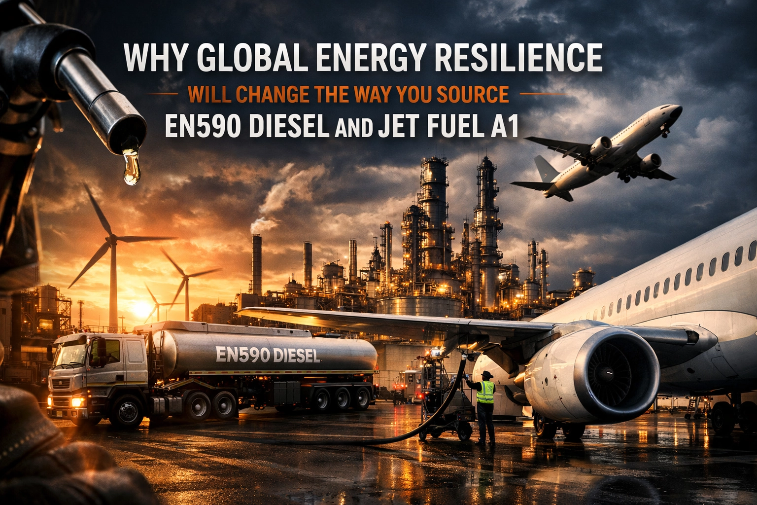Why Global Energy Resilience Will Change the Way You Source EN590 Diesel and Jet Fuel A1
