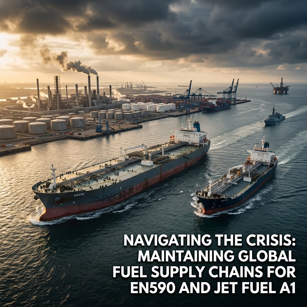 How to Maintain Global Fuel Supply Chains for EN590 and Jet Fuel A1 Despite the Iran Conflict