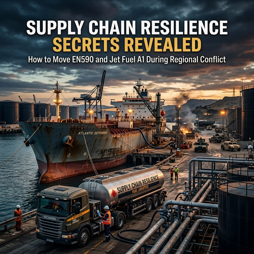 Supply Chain Resilience Secrets Revealed: How to Move EN590 and Jet Fuel A1 During Regional Conflict